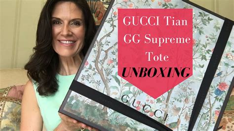 gucci tian collection|Gucci Tian Tote Unboxing & Review .